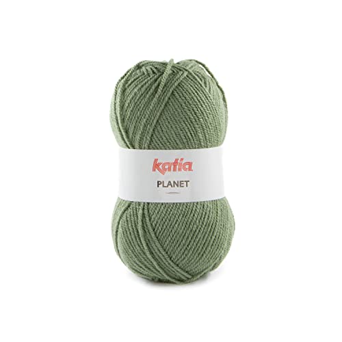 Katia Planet - Farbe: Verde Militar (4020) - 100 g/ca. 200 m Wolle von Katıa