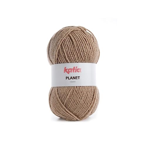 Katia Planet - Farbe: Visón (4003) - 100 g/ca. 200 m Wolle von Katia