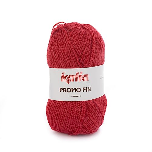Katia Promo-Fin - Farbe: Rubí (579) - 50 g/ca. 170 m Wolle von Katia