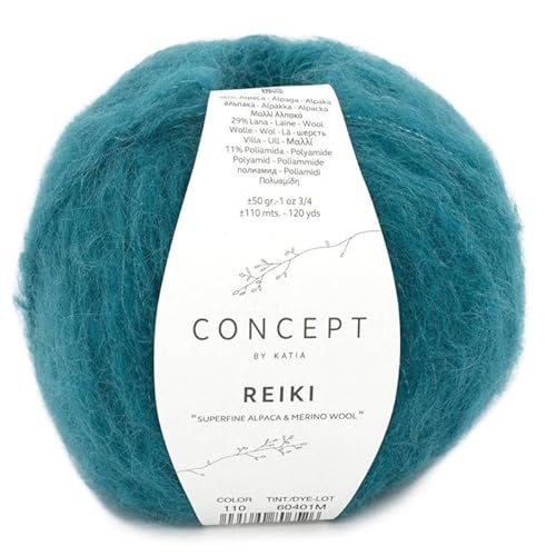 Katia REIKI de Wolle, Aquamarin, Cod.110 von Katıa