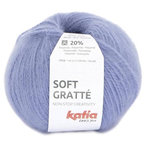 Katia Soft GRATTE Wolle Farbe Lila Cod.89 Katia Soft GRATTE Wolle Farbe Lila Cod.89 von Katıa