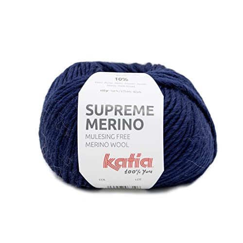 Katia Supreme Merino - Farbe: Marino (94) - 50 g/ca. 75 m Wolle von Katia