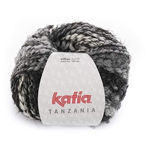 Katia Tanzania - Farbe: Grises/Blanco (106) - 100 g/ca. 165 m Wolle von Katia