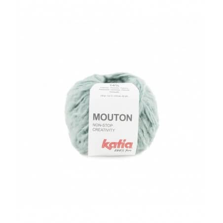 Katia Wolle Mouton Farbe 64, flauschiges Garn zum Stricken oder Häkeln von Katia