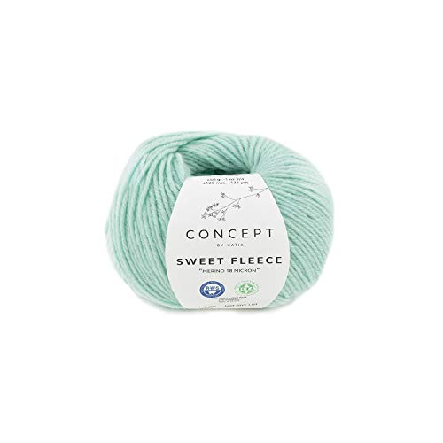 Katia Wolle Sweet Fleece Farbe 65, exclusive Merinowolle 18 Micron zum Stricken oder Häkeln Katia Wolle Sweet Fleece Farbe 65, exclusive Merinowolle 18 Micron zum Stricken oder Häkeln von Katia