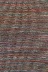 Lang Yarns 25g "Reina" - Farbe: 01 - verlauf mokka/bunt - der malerischen Ringel-Effekt und die Fasermischung aus feinster Merinowolle machen aus diesem Garn einen Alleskönner. von Katia