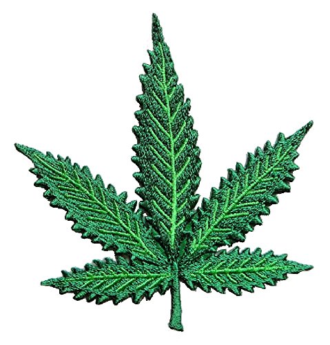 Cannabis Marihuana Hanf Hanfblatt Jeans Jacken Taschen gesticktes Eisen auf Patch frei Cannabis Marihuana Hanf Hanfblatt Jeans Jacken Taschen gesticktes Eisen auf Patch frei von Katouigb