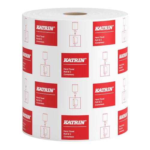 Katrin 481911 Classic M2 Handtücher, 2-lagig, Weiß (6-er Pack) von Katrin