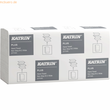 Katrin Papierhandtuch Plus Non Stop M2 wide 61587 2-lagig weiß 2.400 B Katrin Papierhandtuch Plus Non Stop M2 wide 61587 2-lagig weiß 2.400 B von Katrin