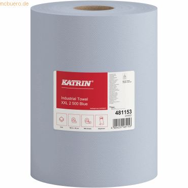 Katrin Putzrolle XXL2 blue 481153 500 Blatt 2-lagig 2 Rollen Katrin Putzrolle XXL2 blue 481153 500 Blatt 2-lagig 2 Rollen von Katrin