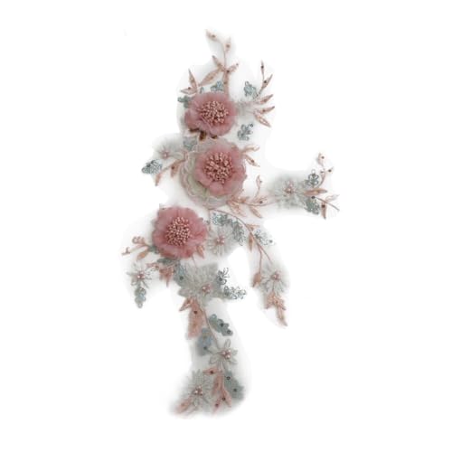 3D-Blumen-Stickerei-Spitzen-Applikation Blumen-Perlen-Patches Applikation Nähen Blumen-Patches Stickerei Blumen-Stickerei zum Aufnähen Nähen Ornament für Hochzeitskleid Kleidung 3D-Blumen-Stickerei-Spitzen-Applikation Blumen-Perlen-Patches Applikation Nähen Blumen-Patches Stickerei Blumen-Stickerei zum Aufnähen Nähen Ornament für Hochzeitskleid Kleidung von Katutude