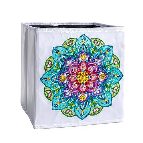 DIY Diamond Painting Aufbewahrungsbox, Aufbewahrungsbox Faltbare, 25x25x25cm Aufbewahrungskiste, Aufbewahrungswürfel, Faltbox, Organizer Box für Spielzeug, Kleidung DIY Diamond Painting Aufbewahrungsbox, Aufbewahrungsbox Faltbare, 25x25x25cm Aufbewahrungskiste, Aufbewahrungswürfel, Faltbox, Organizer Box für Spielzeug, Kleidung von Katutude