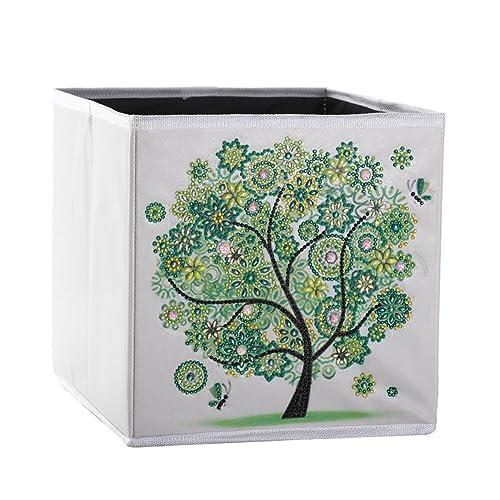 DIY Diamond Painting Aufbewahrungsbox, Aufbewahrungsbox Faltbare, 25x25x25cm Aufbewahrungskiste, Aufbewahrungswürfel, Faltbox, Organizer Box für Spielzeug, Kleidung DIY Diamond Painting Aufbewahrungsbox, Aufbewahrungsbox Faltbare, 25x25x25cm Aufbewahrungskiste, Aufbewahrungswürfel, Faltbox, Organizer Box für Spielzeug, Kleidung von Katutude