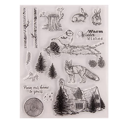 Stempel Weihnachten, Silikonstempel Winter Stempel, Clear Weihnachten Stamp, Klar Stempel für DIY Scrapbooking Weihnachtskarten Stempel Weihnachten, Silikonstempel Winter Stempel, Clear Weihnachten Stamp, Klar Stempel für DIY Scrapbooking Weihnachtskarten von Katutude