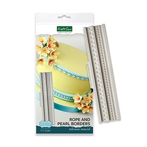 Katy Sue Designs Ceri Griffiths Silikonform für Kuchendekoration, Handwerk, Cupcakes, Zuckerguss, Süßigkeiten, Karten und Ton, lebensmittelecht, hergestellt in Großbritannien, CCS017, Grau von Katy Sue Designs