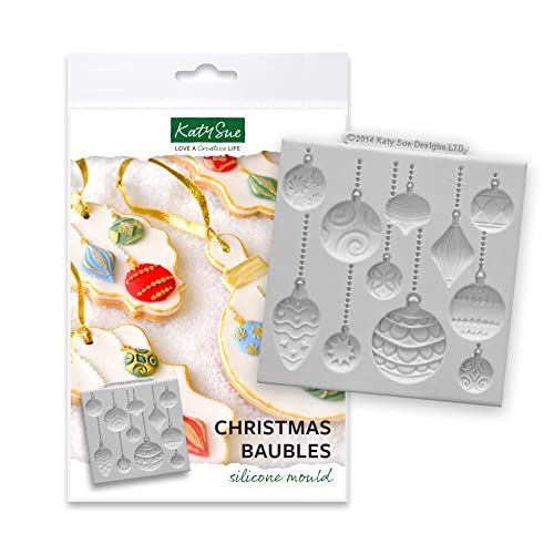 Katy Sue für Weihnachtskugeln, für Kuchendekoration, Basteln, Cupcakes, Sugarcraft, Kekse, Süßigkeiten, Karten und Ton, lebensmittelecht, hergestellt in Großbritannien Katy Sue für Weihnachtskugeln, für Kuchendekoration, Basteln, Cupcakes, Sugarcraft, Kekse, Süßigkeiten, Karten und Ton, lebensmittelecht, hergestellt in Großbritannien von Katy Sue