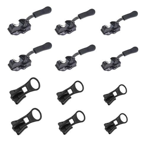 Katyjun 12 Stück Reißverschluss Zipper Ersatz, Reisverschluss Reparaturset, Reissverschluss Zipper Katyjun 12 Stück Reißverschluss Zipper Ersatz, Reisverschluss Reparaturset, Reissverschluss Zipper von Katyjun