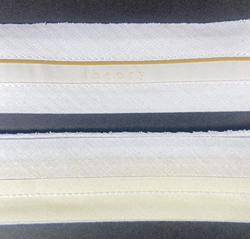 Designer Theory Bundverstärker, gewebt, fertig, weiße Bundeinlage, 2 m x 5,1 cm (2 Yards Theory Weißer Bund) von Katz