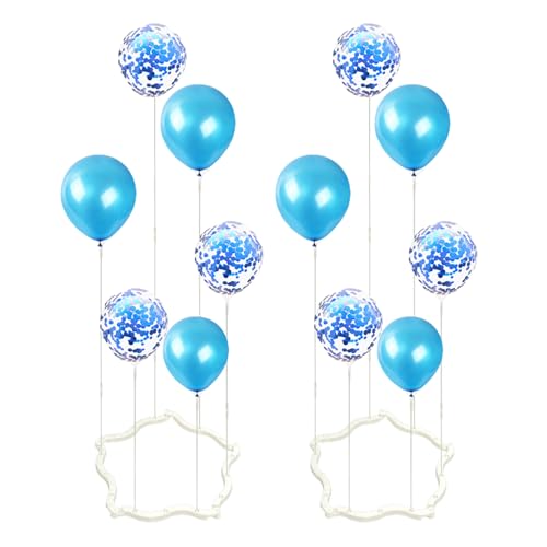 Kaucytue Tischballonständer, Höhe 34,8 Zoll, Ballonstange für Hochzeiten, Babypartys, Graduierungen, Weihnachten, Geburtstage (2 Stück) von Kaucytue
