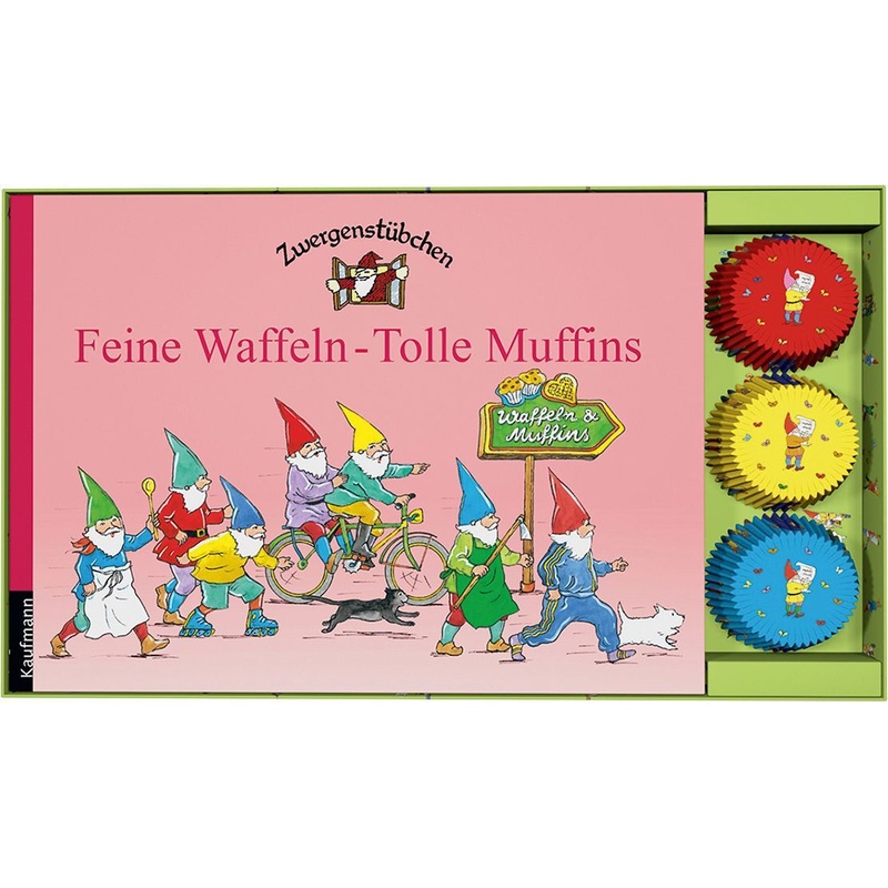 Zwergenstübchen - Feine Waffeln - Tolle Muffins, m. 66 Muffinförmchen. Elke Schuster, Timo Schuster - Buch von Kaufmann