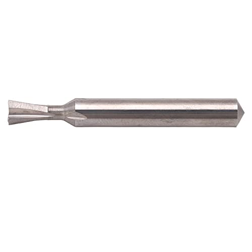 Carbid -Schwalbenschwanzmühlenschneider 6mm Dia Shank 4 Flöten 50 Mm Länge, Schnelle Bohrgeschwindigkeit, Starke Schneidfähigkeit für die Holzbearbeitung (80) von Kavolet