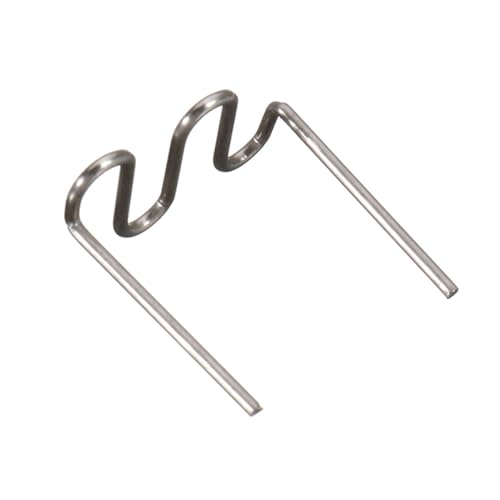 Kavolet 100 Auto Stoßstange Reparatur Flache Grundnahrungsmittel, Einfache Arbeiten mit Lang Anhaltender Lagerung, Edelstahlmaterial, 8 (0,8 mm Wellenklammern) von Kavolet
