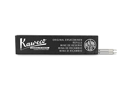 Kaweco D1 Kugelschreiber-Minen 0.5 mm Needle Point Schwarz 2 Stück I Ball Pen Minen für Kaweco Sport und Liliput Serien I Stift-Ersatzminen für Kugelschreiber I Strichstärke: 0.5 mm (Needle) von Kaweco