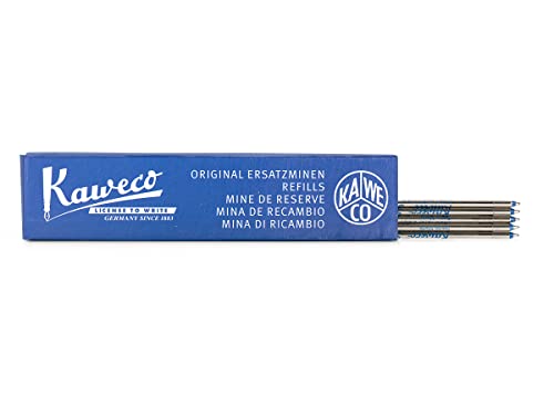 Kaweco D1 Kugelschreiber-Minen 1,0 blau 5 Stück I 5 pcs 1.0 Refill blue for Kaweco ball pen I Stift-Ersatzminen I Mine für Mehrfarb-Schreiber I verschiedene Strichstärken und Farben von Kaweco