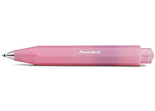 Kaweco SKYLINE SPORT Kugelschreiber Blush Pitaya I Business Kuli aus hochwertigem Kunststoff in Rosa I Sommerlicher 12 g Taschen-Kugelschreiber mit Herzkurvenmechanik I Druckkugelschreiber 10,5 cm von Kaweco
