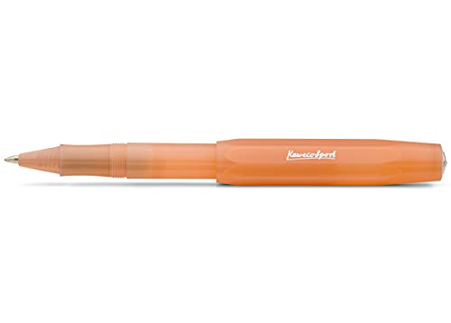 Kaweco 10001851 Frosted Sport Soft Mandarine Gel- / Kugelschreiber inklusive 0,7 mm Rollerball Tintenroller Mine für Linkshänder & Rechtshänder im klassischen Design mit Keramikkugel I Gelroller 13,5cm Kaweco 10001851 Frosted Sport Soft Mandarine Gel- / Kugelschreiber inklusive 0,7 mm Rollerball Tintenroller Mine für Linkshänder & Rechtshänder im klassischen Design mit Keramikkugel I Gelroller 13,5cm von Kaweco