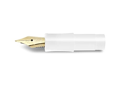 Kaweco Füllfederhalter-Ersatzfeder CLASSIC, Mittel M, Edelstahl Feder Gold, Kunststoff Griffstück Weiß Kaweco Füllfederhalter-Ersatzfeder CLASSIC, Mittel M, Edelstahl Feder Gold, Kunststoff Griffstück Weiß von Kaweco