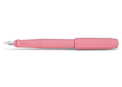 Kaweco Füllfederhalter Perkeo I Füllhalter für Tintenpatronen Schulfüller I Anfänger Füller mit ergonomischem Griffstück zum bequemen schreiben I Federbreite: M (Medium) I Farbe Peony Blossom von Kaweco