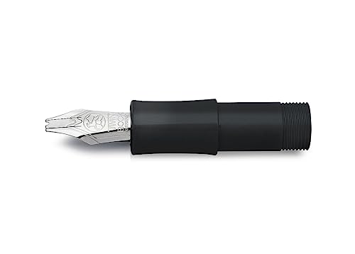 Kaweco KALLIGRAFIE SPORT Mundstück Schwarz mit Stahlfeder für Füllhalter der CLASSIC, FROSTED & SKYLINE Serien I Füllfederhalter-Ersatzfeder aus Edelstahl I Federbreite: Twin-Feder von Kaweco