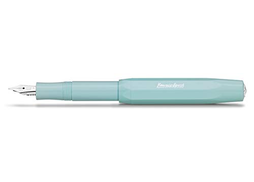 Kaweco SKYLINE SPORT Füllhalter Mint I Premium Füllfederhalter für Tintenpatronen mit hochwertiger Stahlfeder I Füllfederhalter 13 cm I Füller in Türkis I Federbreite: BB (Extra Breit) von Kaweco