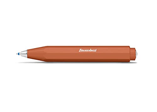 Kaweco Skyline Sport Fox Business Kuli aus hochwertigem Kunststoff im Acht Kant Design I 12g leichter Taschen-Kugelschreiber mit zuverlässiger Herzkurvenmechanik I Druckkugelschreiber 10,5cm von Kaweco