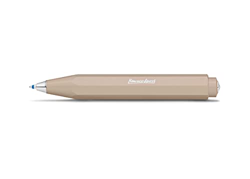 Kaweco SKYLINE SPORT Kugelschreiber Macchiato I Business Kuli aus hochwertigem Kunststoff I Trendiger Kuli in Beige I 12 g Taschen-Kugelschreiber mit Herzkurvenmechanik I Druckkugelschreiber 10,5 cm Kaweco SKYLINE SPORT Kugelschreiber Macchiato I Business Kuli aus hochwertigem Kunststoff I Trendiger Kuli in Beige I 12 g Taschen-Kugelschreiber mit Herzkurvenmechanik I Druckkugelschreiber 10,5 cm von Kaweco