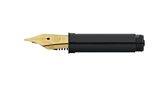 Kaweco Stahlfeder mit 060 Gewinde Gold für Füllhalter der SPORT, DIA2, LILIPUT, ORIGINAL, SPECIAL & STUDENT Serien I Füllfederhalter-Ersatzfeder aus Edelstahl I Federstärke EF (Extra Fein) von Kaweco