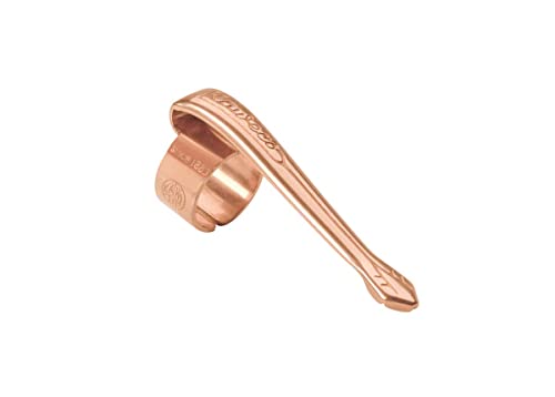 Kaweco LILIPUT Stift Clip Nostalgie Liliput S mit 8 mm Durchmesser Bronze I Stifte Halterung mit dezentem Logo als schönes Accessoire für Kugelschreiber I Kugelschreiberhalter aus Bronze von Kaweco