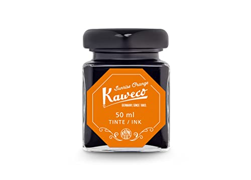 Kaweco Tintenglas 50 ml | Sonnenorange Sunrise Orange | Premium Tinte für Füller im Tintenfass | vegan tierversuchsfrei wasserlöslich nachhaltig | Schönschrift Kalligrafie Lettering Schreibtinte Kaweco Tintenglas 50 ml | Sonnenorange Sunrise Orange | Premium Tinte für Füller im Tintenfass | vegan tierversuchsfrei wasserlöslich nachhaltig | Schönschrift Kalligrafie Lettering Schreibtinte von Kaweco