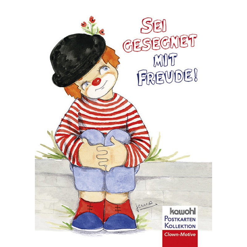 Kawohl Postkarten Kollektion, Clown-Motive - Sei Gesegnet Mit Freude! von Kawohl