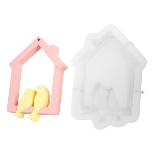 Vogelhaus Silikonform,Vogelhausform | Hausvögel Gießformen aus Kunstharz - Epoxidharz-Gussformen für Gipsornamente, Ton, Heimdekoration Vogelhaus Silikonform,Vogelhausform | Hausvögel Gießformen aus Kunstharz - Epoxidharz-Gussformen für Gipsornamente, Ton, Heimdekoration von Kaxenig