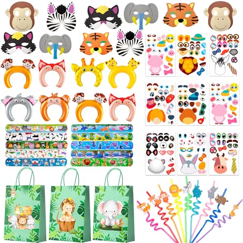 Dschungel Safari Party Mitgebsel 60 Pcs Tiere Party Mitgebsel Set Dschungel Safari Mitgebsel Kindergeburtstag Schnapparmband Masken Diy Gesichtsaufkleber Ballon Stirnbänder etc Safari Tier Mitbringsel Dschungel Safari Party Mitgebsel 60 Pcs Tiere Party Mitgebsel Set Dschungel Safari Mitgebsel Kindergeburtstag Schnapparmband Masken Diy Gesichtsaufkleber Ballon Stirnbänder etc Safari Tier Mitbringsel von Kaxulvoblig