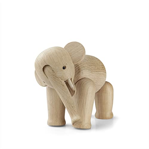 Kay Bojesen Elefant Mini Figuren 9.5 cm Holzfiguren Weihnachtsdekoration, Holz von Kay Bojesen