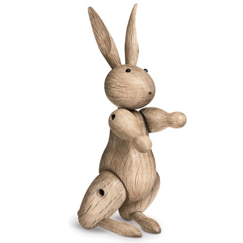 Kay Bojesen Kaninchen Figuren 16 cm Holzfiguren Weihnachtsdekoration, Holz von Kay Bojesen