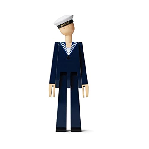 Kay Bojesen Marine Figuren 20.5 cm Holzfiguren Originaldesign, blau von Kay Bojesen