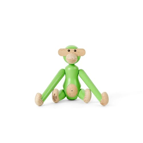 Kay Bojesen Monkey Mini Holzfigur, hellgrün, 9,4 cm H von Kay Bojesen