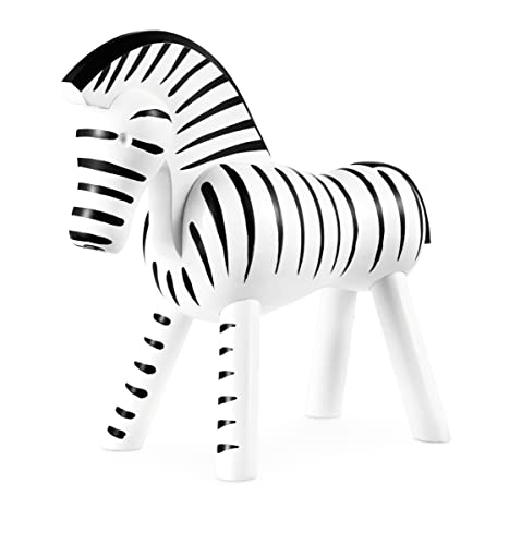 Kay Bojesen Zebra Figuren 14 cm Holzfiguren Weihnachtsdekoration, schwarz von Kay Bojesen