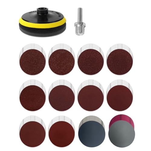Kayfg 123-Teiliges Schleifscheiben-Aufsatzset für Winkelschleifer, 4-Klett-Stützteller mit 5/8-11-Gewinde, Nass-Trocken-Schleifteller Kayfg 123-Teiliges Schleifscheiben-Aufsatzset für Winkelschleifer, 4-Klett-Stützteller mit 5/8-11-Gewinde, Nass-Trocken-Schleifteller von Kayfg