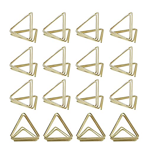 Kayfg 30 StüCk Karten Halter im Dreiecksform, Hochzeit, Tisch Nummer, Foto Halter, Bilder StäNder, Clips für JubiläUm Feier Kayfg 30 StüCk Karten Halter im Dreiecksform, Hochzeit, Tisch Nummer, Foto Halter, Bilder StäNder, Clips für JubiläUm Feier von Kayfg