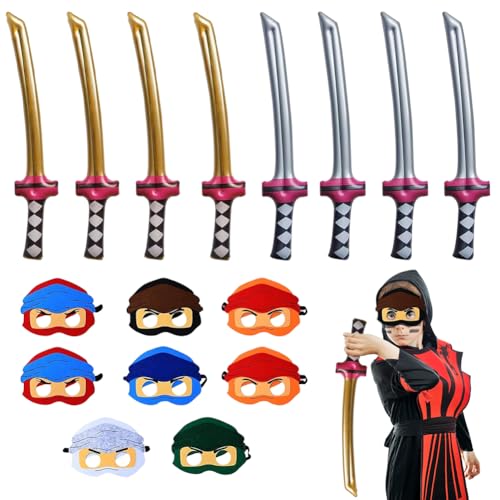 Ninja Aufblasbares Zubehör Spielzeug, 16 Stück ninjago masken Kindergeburtstag Mitgebsel, ninjago geburtstagsdeko, Ninja Party Mitgebsel Kindergeburtstag für Kinder Geschenke,Geburtstag,Party Deko Ninja Aufblasbares Zubehör Spielzeug, 16 Stück ninjago masken Kindergeburtstag Mitgebsel, ninjago geburtstagsdeko, Ninja Party Mitgebsel Kindergeburtstag für Kinder Geschenke,Geburtstag,Party Deko von Kayuneed